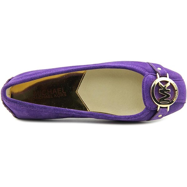michael kors fulton flats purple