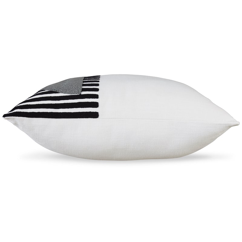 Signature Design by Ashley Longsum White/Brown Pillow (Set of 4)