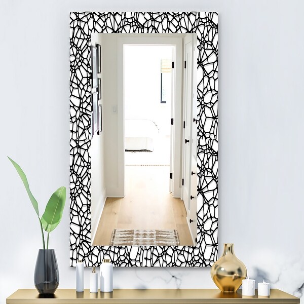 Black shop decorative mirror