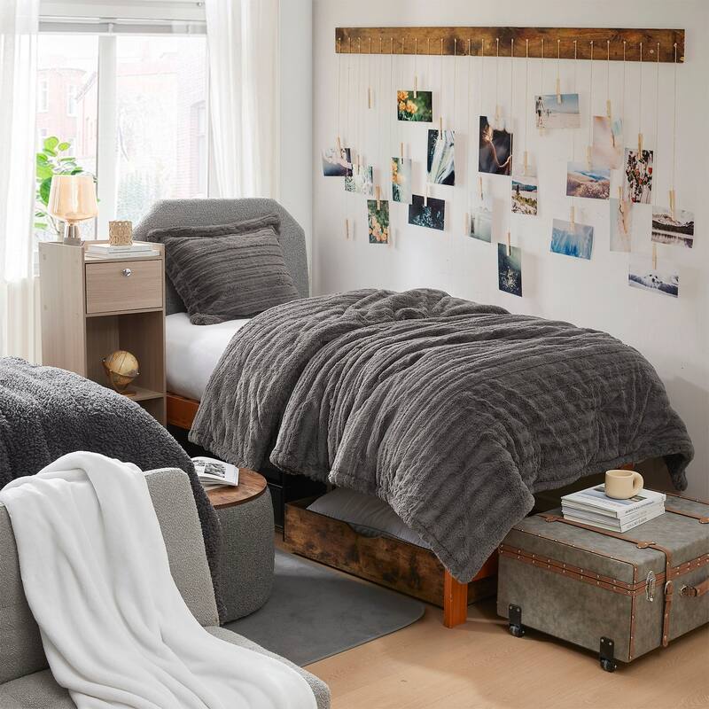 You're Makin Me Plush® - Coma Inducer® Oversized Comforter Set - Petrified Oak