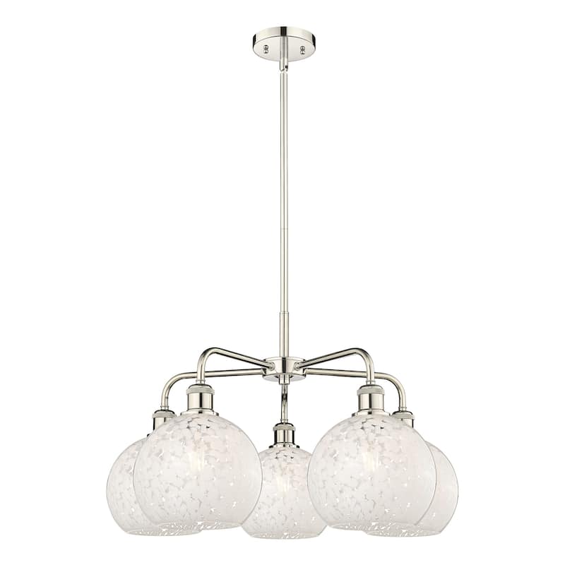Innovations Lighting 516-5C-16-26-White Mouchette-Indoor Chandelier