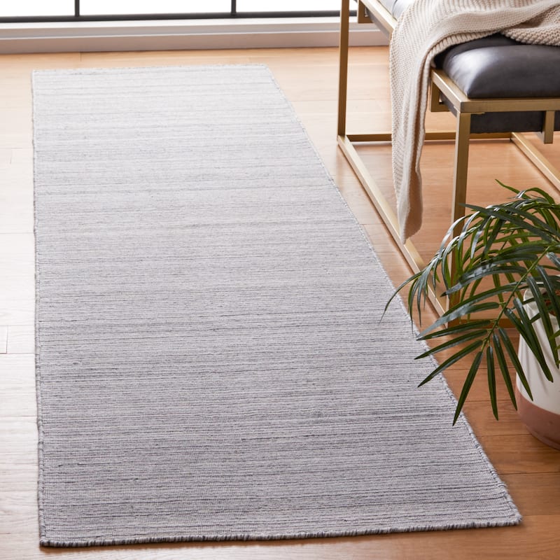 SAFAVIEH Kilim Sherri Rug - 2'3" x 9' Runner - Dark Grey