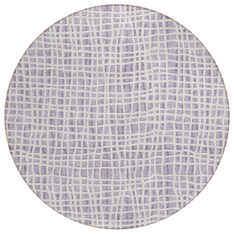 Machine Washable Indoor/ Outdoor Chantille Abstract Modern Rug