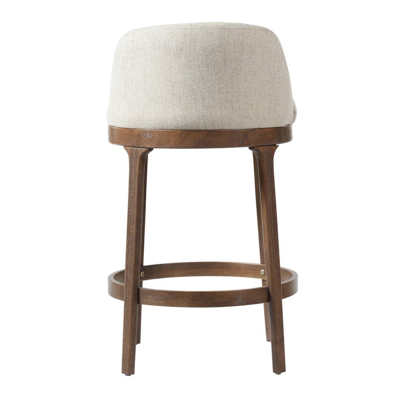 Christopher Knight Home - Chole Modern Wooden Upholstered Counter Stool