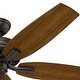 preview thumbnail 7 of 12, Hunter 52" Newsome Ceiling Fan with Pull Chain - Traditional - Casual