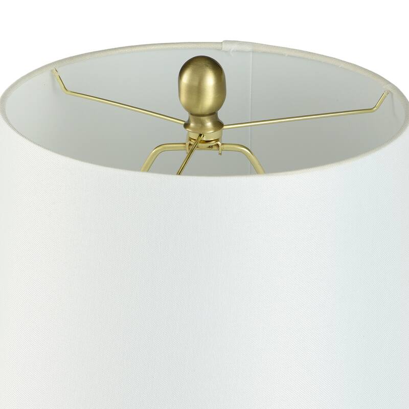 Christy Table Lamp - Golden Copper - Brussels White