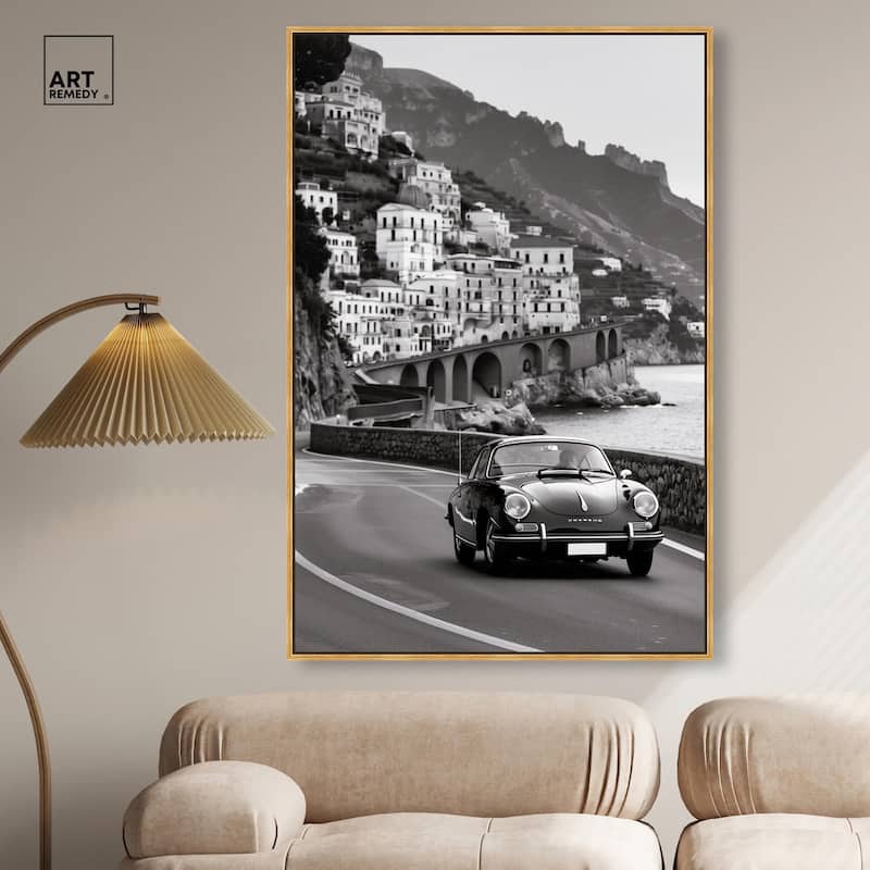 Drive through the Town Canvas by Art Remedy