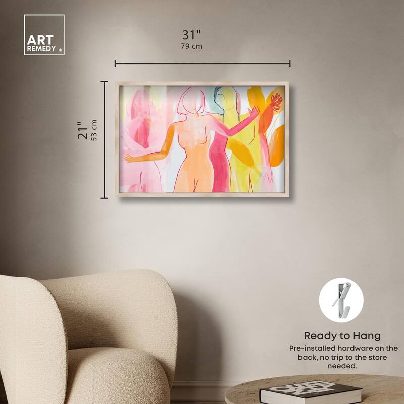 Three Graces Shadowbox by Art Remedy