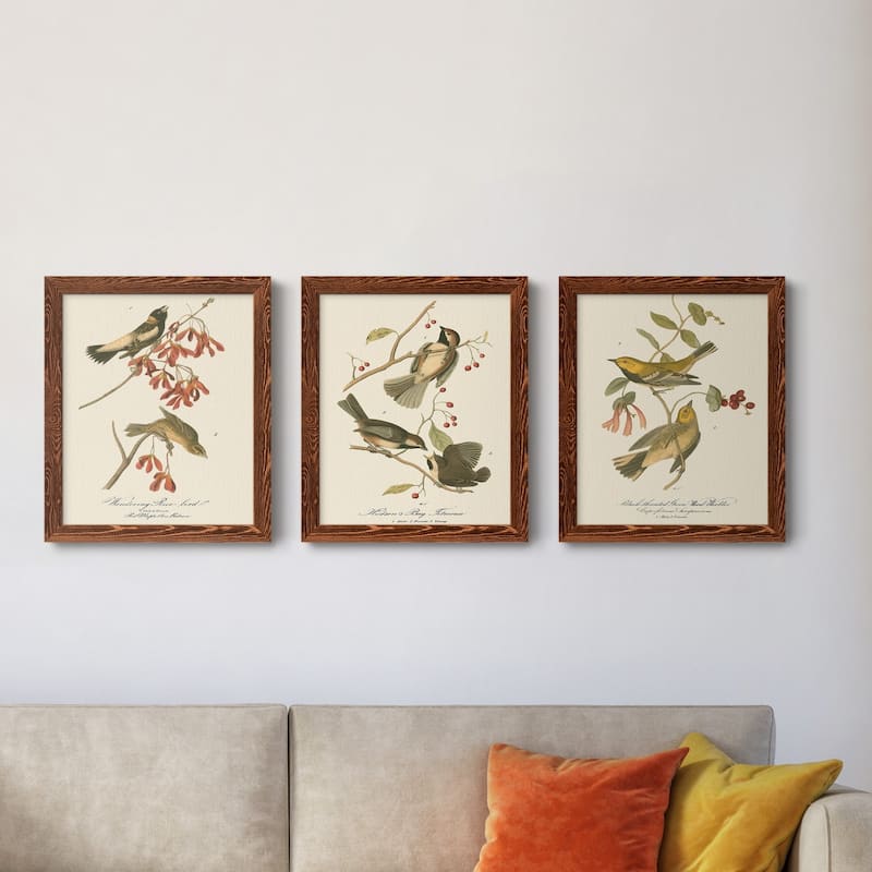 Wandering Rice Bird-Premium Framed Canvas - Ready to Hang - Multi-Color
