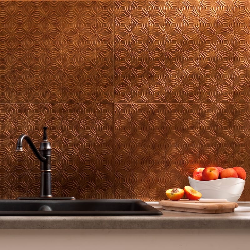 FASÄDE Lotus Decorative Vinyl Backsplash Panel