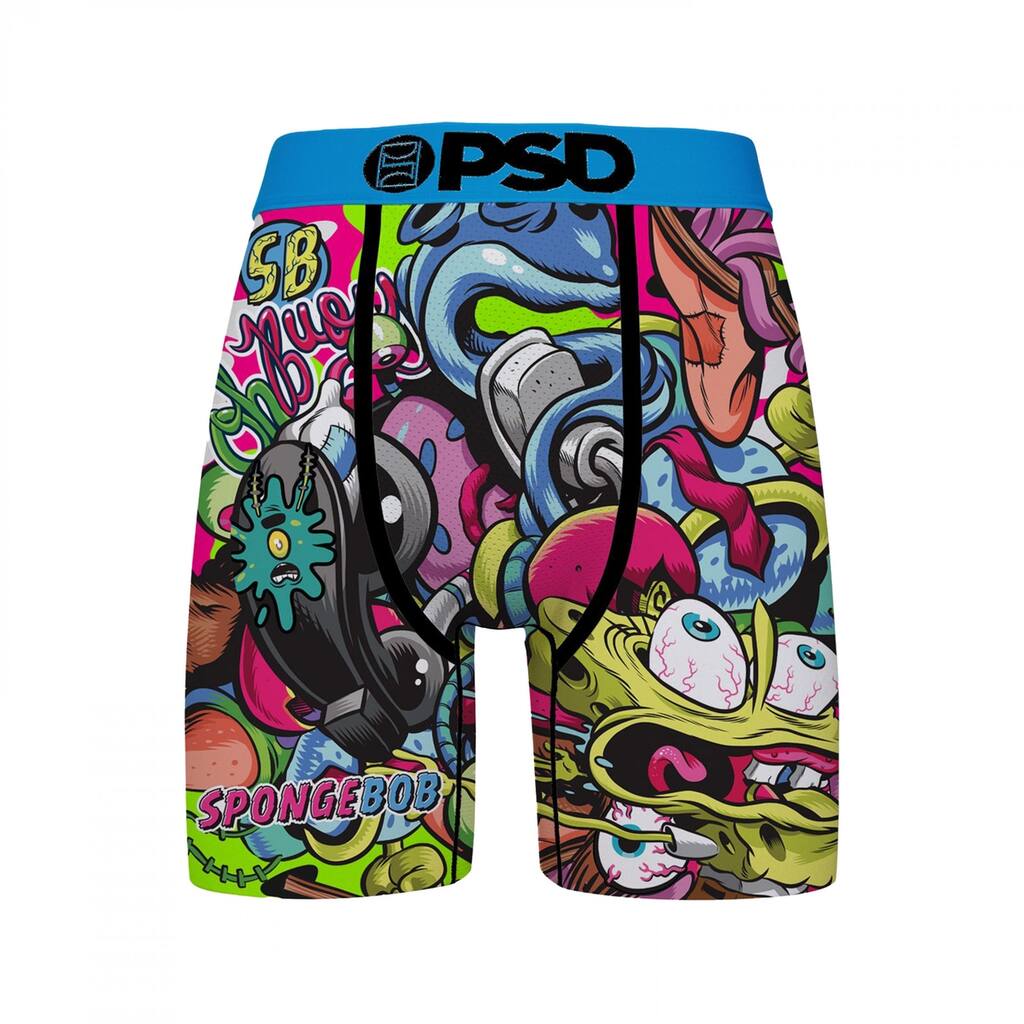 Spongebob Squarepants Splat Psd Boxer Briefs