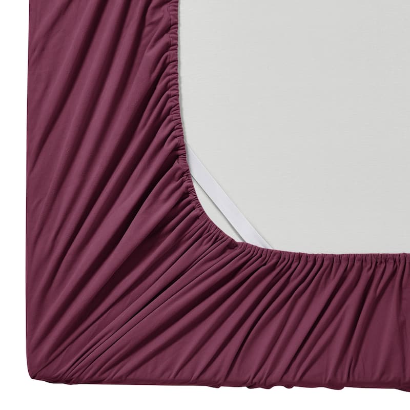 1500 Supreme Collection Microfiber Flannel Fitted Sheet