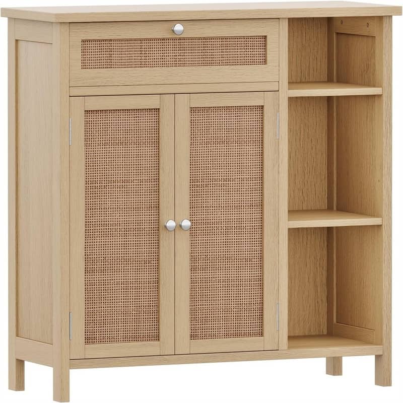 Freestanding Bathroom Cabinet - Beige