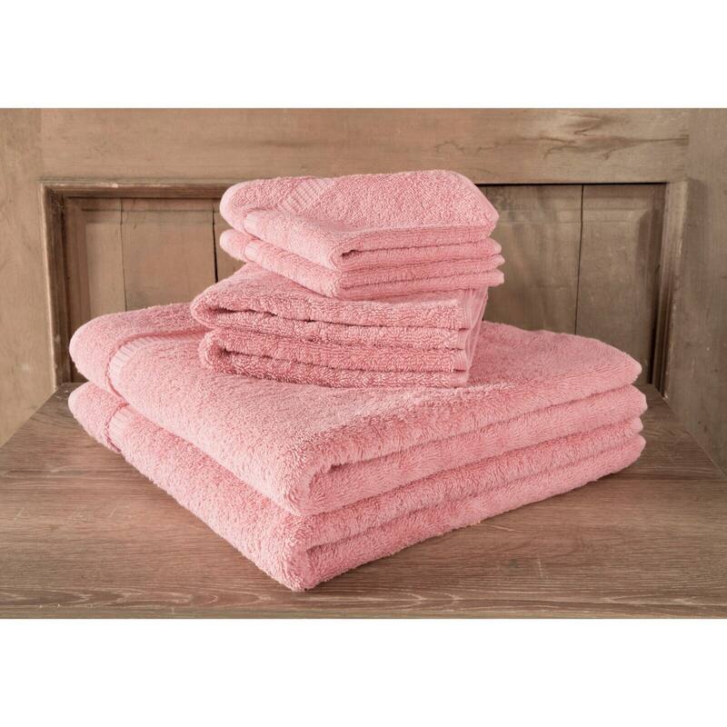 Luxury Turkish Villa Collection Bathroom Towel - Quick Dry Bath Towel Set (Set of 6)