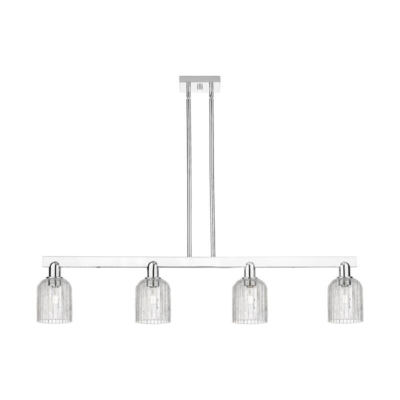 Innovations Lighting 716-4I-10-48 Bridal Veil Linear Bridal Veil 4 - Polished Chrome / Clear