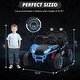preview thumbnail 13 of 23, 24V Ride On Car Utv 2 Seater, Off-Road Kids Electric Vehicles with Metal Frame, 20 Inch Wide Seat