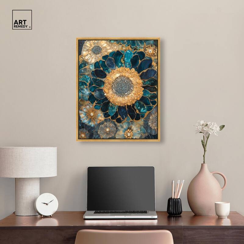 Opulent Geode II Canvas by Art Remedy