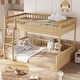 preview thumbnail 18 of 25, Full XL over Queen Bunk Bed with Ladder and Guardrails