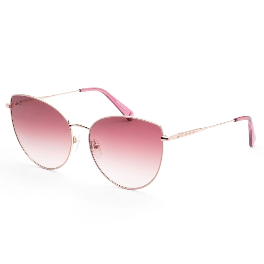 Longchamp Women's 60mm Rose Gold Sunglasses
