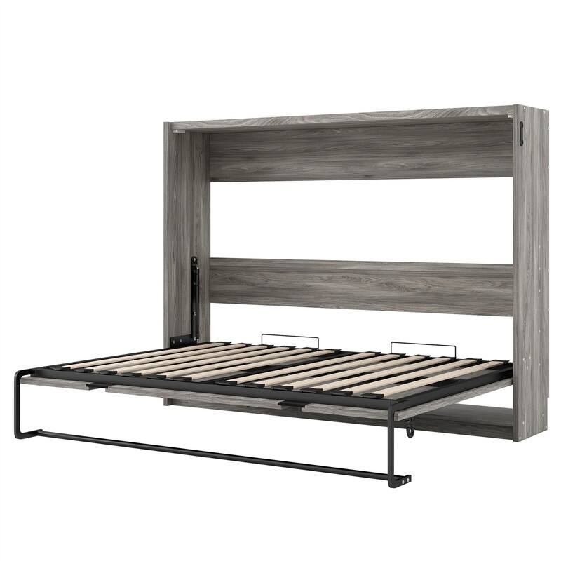 Full Size Murphy Wall Bed , can be Folded into a Cabinet, Space Saving Folding Murphy Cabinet Bed, No Spring Box Needed