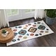preview thumbnail 30 of 35, Nourison Tribal Decor Aztec Geometric Area Rug 2'2" x 4'3" - White - Runner/Rectangle