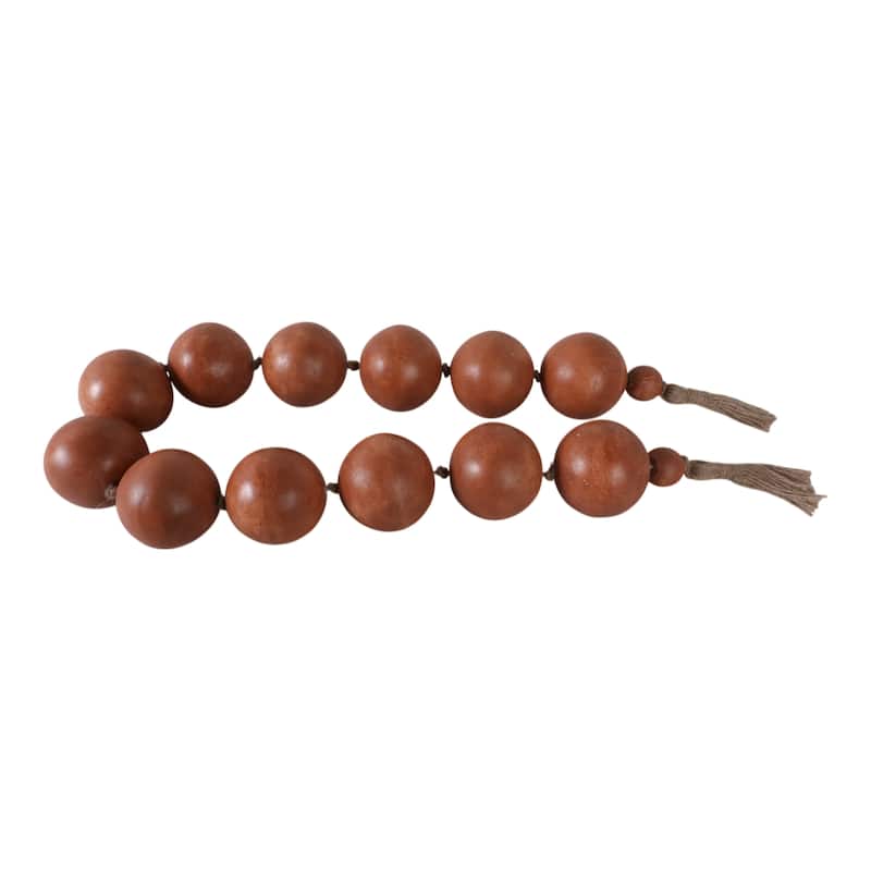 Ecomix Jute Decorative Garland with Tassels Bartholomew - 3" Brown - 53" x 3" x 3"