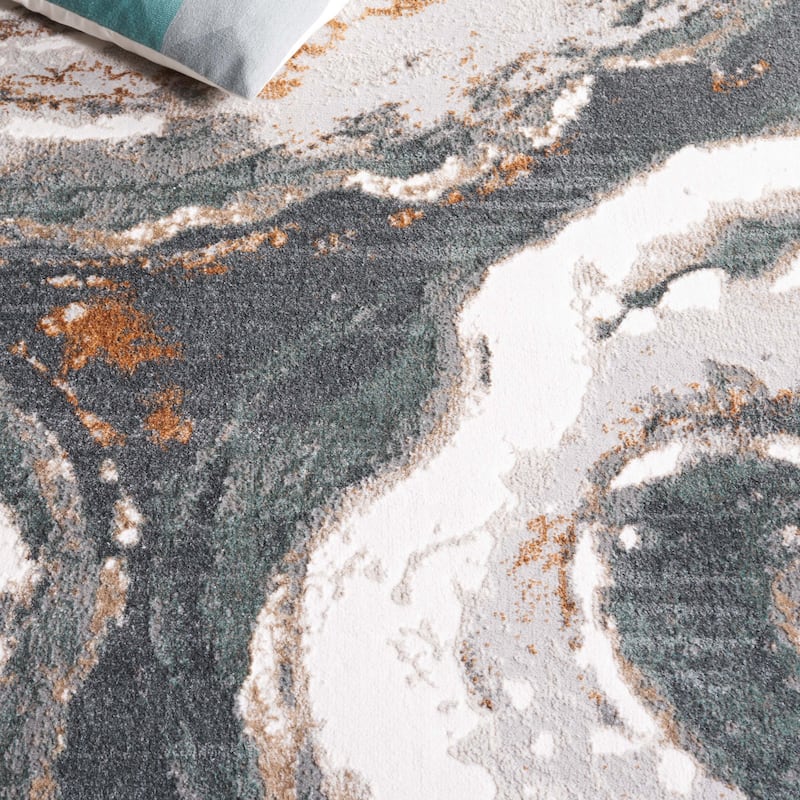 SAFAVIEH Alenia Reinholde Modern Contemporary Marble Rug