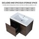 preview thumbnail 82 of 95, Beingnext 24"/30"/48" Bathroom Vanity with Sink, Floating Bathroom Vanity With Soft Close Door