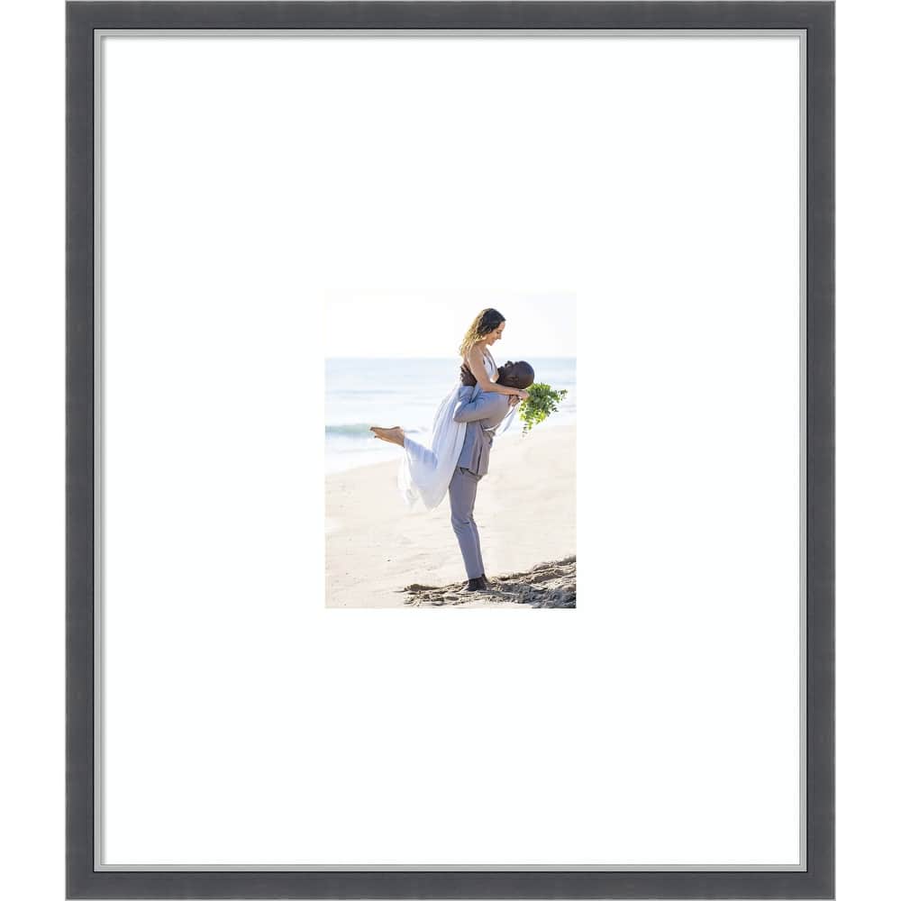 Eva Black Silver Thin Framed Picture Frame, Photo Frame