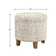 preview thumbnail 41 of 110, Carson Carrington Hare Button-tufted Round Storage Ottoman