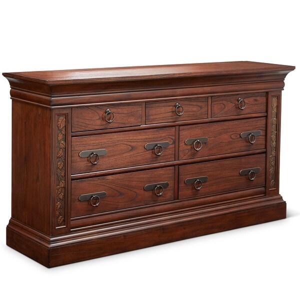 Aspen Americana 68inch Mahogany 7Drawer Dresser Overstock 32690730