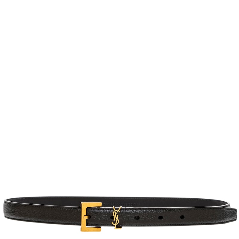 Saint Laurent Cassandre Thin Belt 0.75" Wide - 85