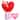 Fraser Hill Farm 6-Ft. Light Up Valentine's Day Hearts with Arrow Inflatable