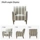 preview thumbnail 23 of 47, Seip Classic and Contemporary Striped Arm Chair with Spindle Legs by HULALA HOME