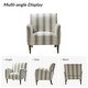 preview thumbnail 15 of 48, HULALA HOME Seip Modern Striped Arm Chair with Spindle Wood Legs Set of 2