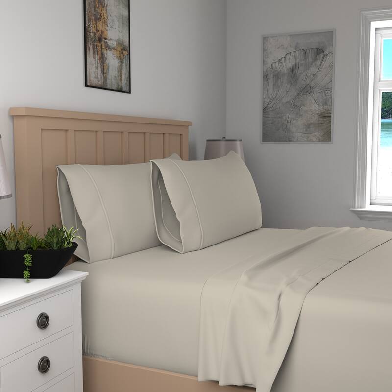 Purity Home Cotton Breathable And Lightweight Deep Pocket Sheet Set