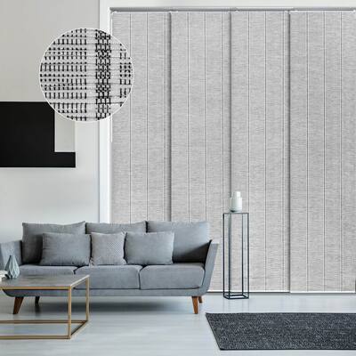 GoDear Design 99% Blackout Adjustable Sliding Panel Track Blinds, Vertical Blinds, 45.8"- 86" W x 96" L