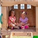 preview thumbnail 5 of 14, Backyard Discovery Montpelier Cedar Wood Swing Set, Slide, Clubhouse