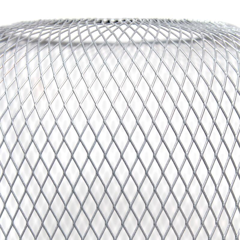 Metal Mesh Cylinder Table Lamp with On/Off Switch - 8.50 x 8.50 x 11.80 in. (L x W x H)