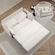 preview thumbnail 4 of 40, GDFStudio - Harper Lane Corduroy Convertible Sofa Bed with USB Charging & Side Storage for Cozy Apartment Living White - 59.5inch