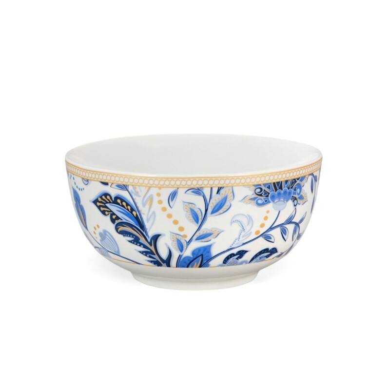 STP Goods Melody of Flowers Bone China Dinnerware Set of 24 for 6 - Set of 24