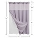 preview thumbnail 109 of 111, No Hook Waffle Weave Shower Curtain with Snap-in Liner