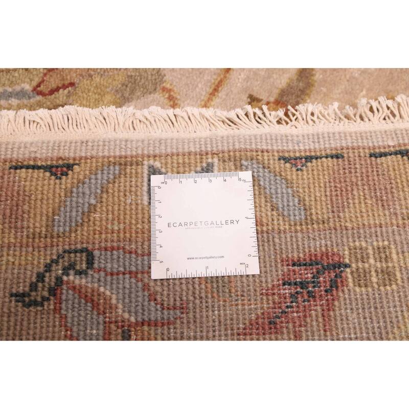 ECARPETGALLERY Hand-knotted Jules Serapi Beige Wool Rug - 8'11 x 11'9