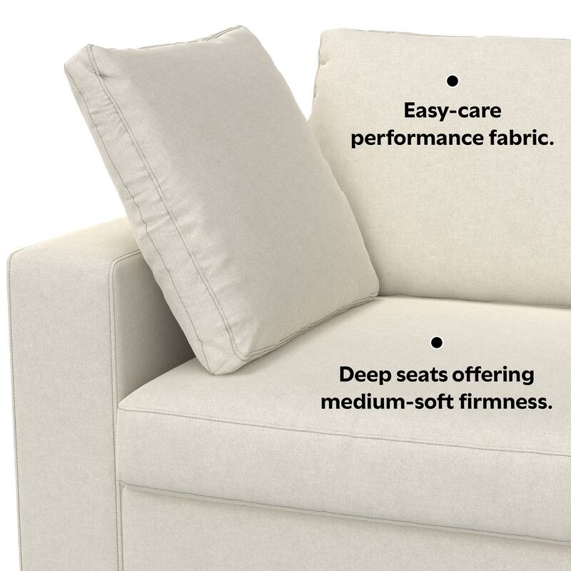 WyndenHall Roscoe 78-inch Sofa in Tightly Woven Performance Fabric
