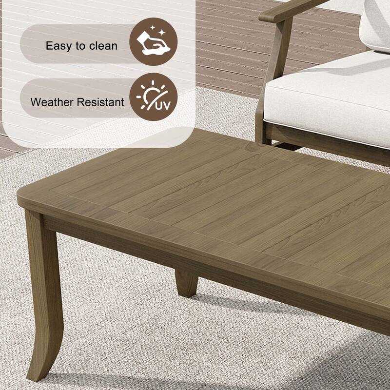 Outdoor Patio Wooden Table