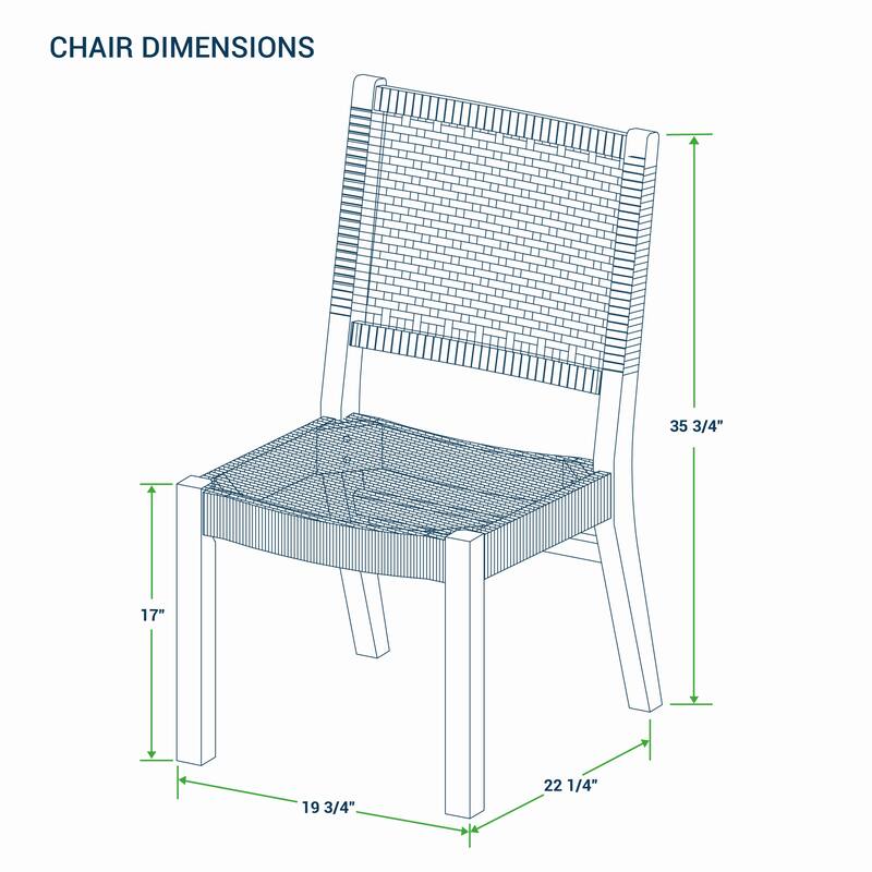 Cambridge Casual Zephyr 4-piece Teak Outdoor Dining Set