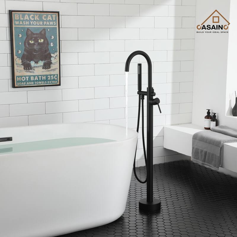 CASAINC 2-Function Free Standing Bathtub Faucet with CUPC Certification