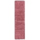 preview thumbnail 143 of 187, SAFAVIEH California Premium Shag Izat 2-inch Thick Area Rug 2'3" x 9' Runner - Rose - Runner