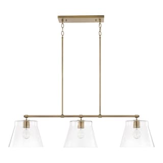 Baker 3-light Island Fixture/ Linear Chandelier