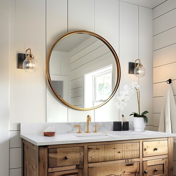 Globe sconce bathroom 2025